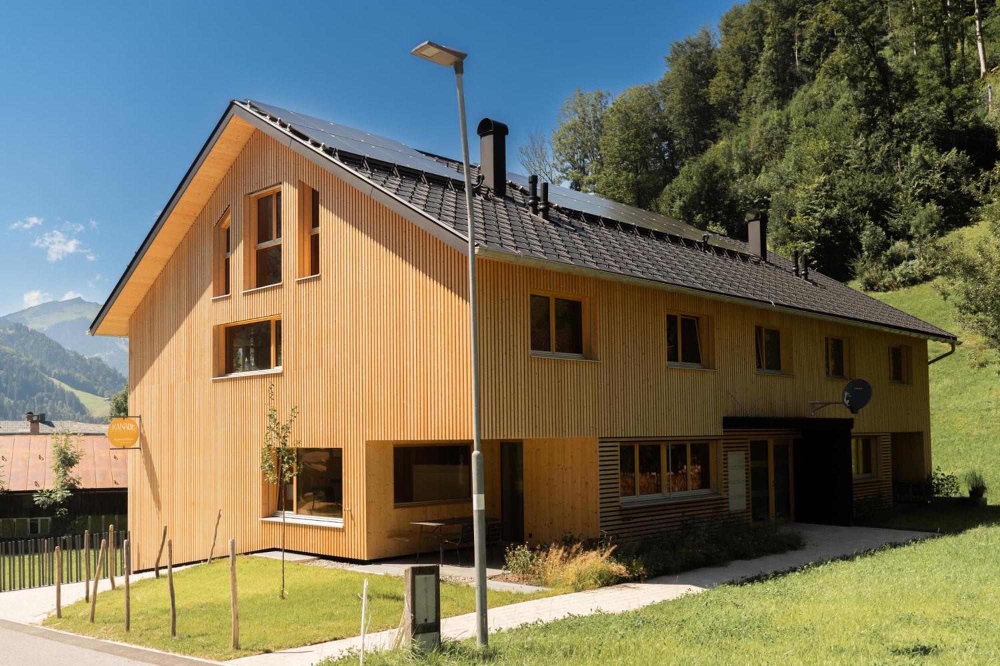 Haus Kanabe Schoppernau Eksteriør bilde