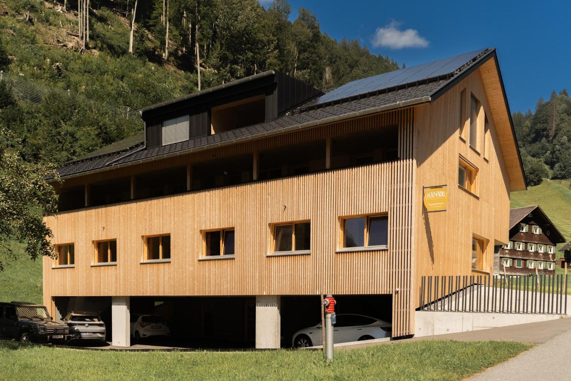 Haus Kanabe Schoppernau Eksteriør bilde