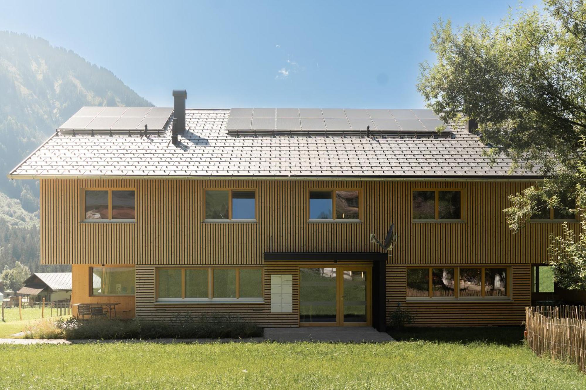 Haus Kanabe Schoppernau Eksteriør bilde